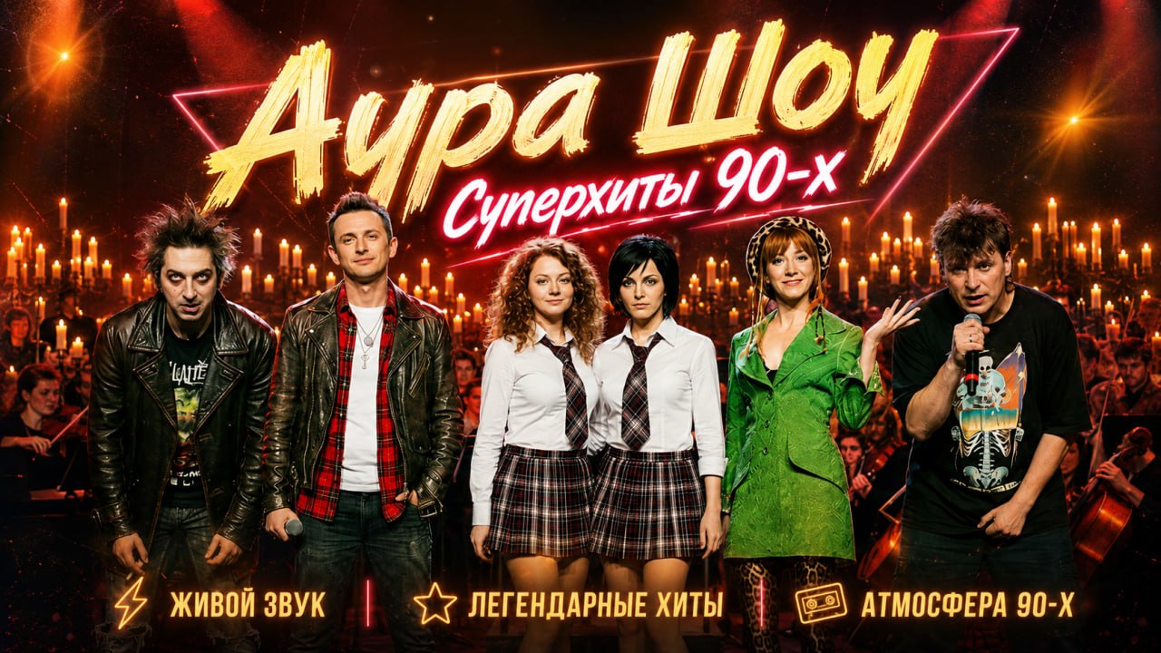 Оркестр при свечах. Аура Шоу. Суперхиты 90-х
