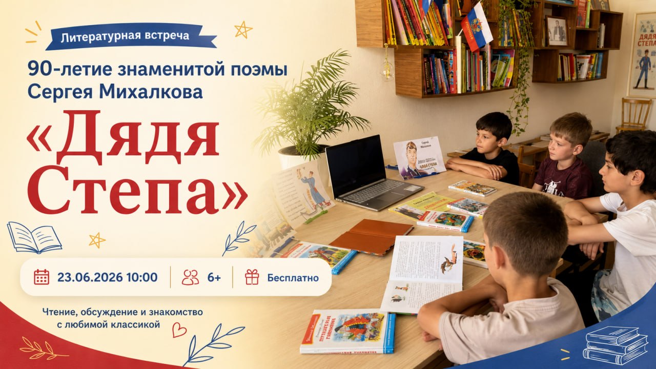 90-летие знаменитой поэмы Сергея Михалкова «Дядя Степа»