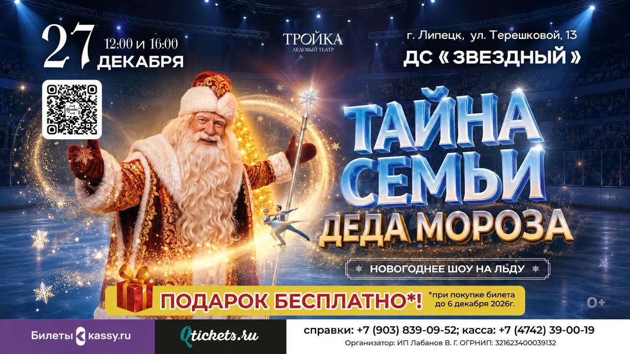 Ледовое шоу "Тайна семьи Деда Мороза"