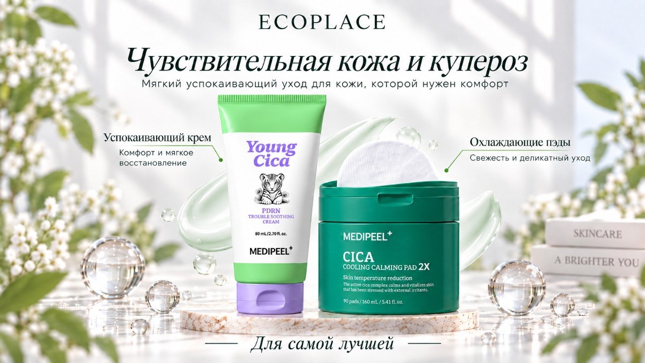 Онлайн-консультация на тему: уход для чувствительной кожи и купероза · Тюмень