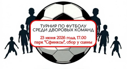 Турнир по футболу среди дворовых команд ко Всероссийскому Олимпийскому дню