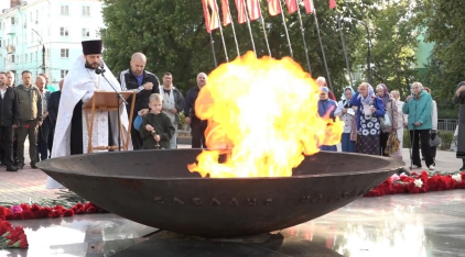 Панихида по погибшим в годы Великой Отечественной войны