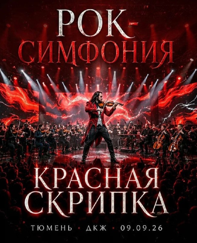 Концерт «Рок-симфония. Красная скрипка» в Тюмени