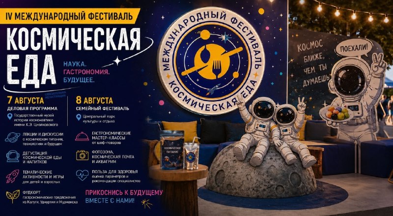 IV Международный фестиваль «Космическая еда» в Калуге
