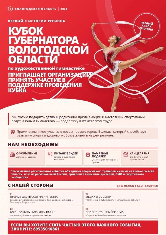 Кубок Губернатора Вологодской области по художественной гимнастике