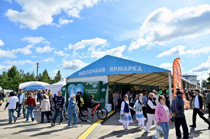 Семейный фестиваль «Молочная страна» в Уфе